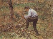 Camille Pissarro The Woodcutter oil